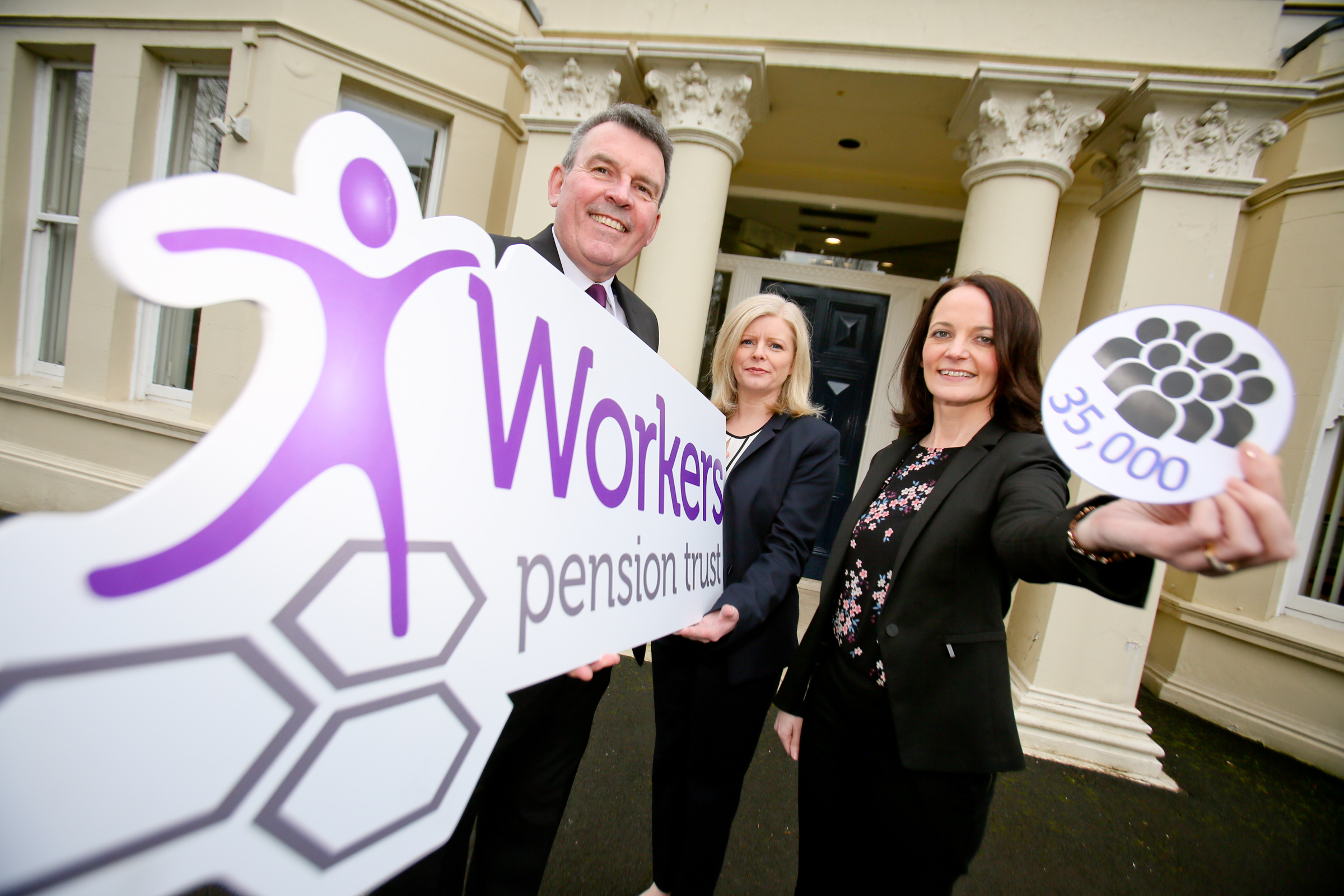In safe hands: The pensions of more than 35,000 people are now in the safe hands of Workers Pension Trust, the largest locally based auto-enrolment provider that is open to all businesses across the UK.